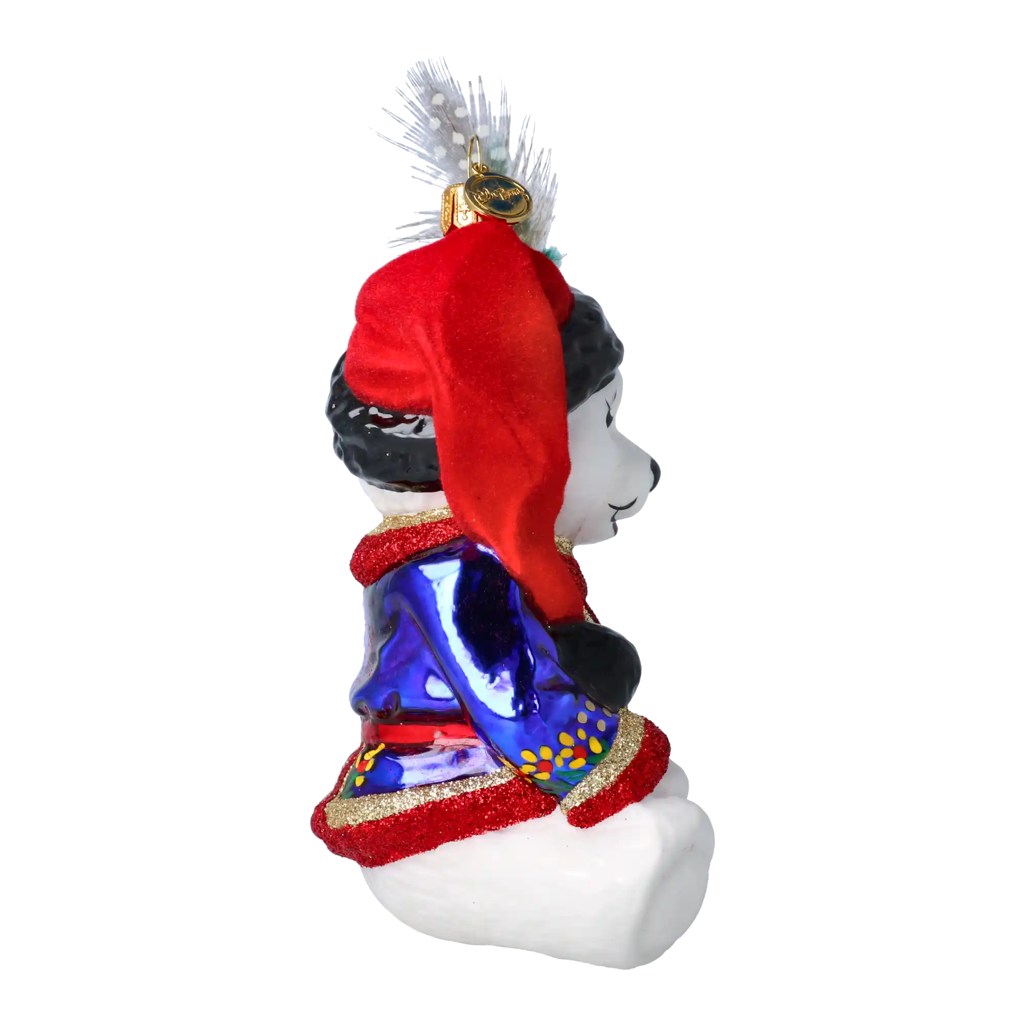 Miś W Kubraczku Szklana Ozdoba