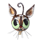 Vigilant Bronze Prowler | Hand-Painted Glass Ornament | Blubom 2022-385