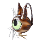 Vigilant Bronze Prowler | Hand-Painted Glass Ornament | Blubom 2022-385