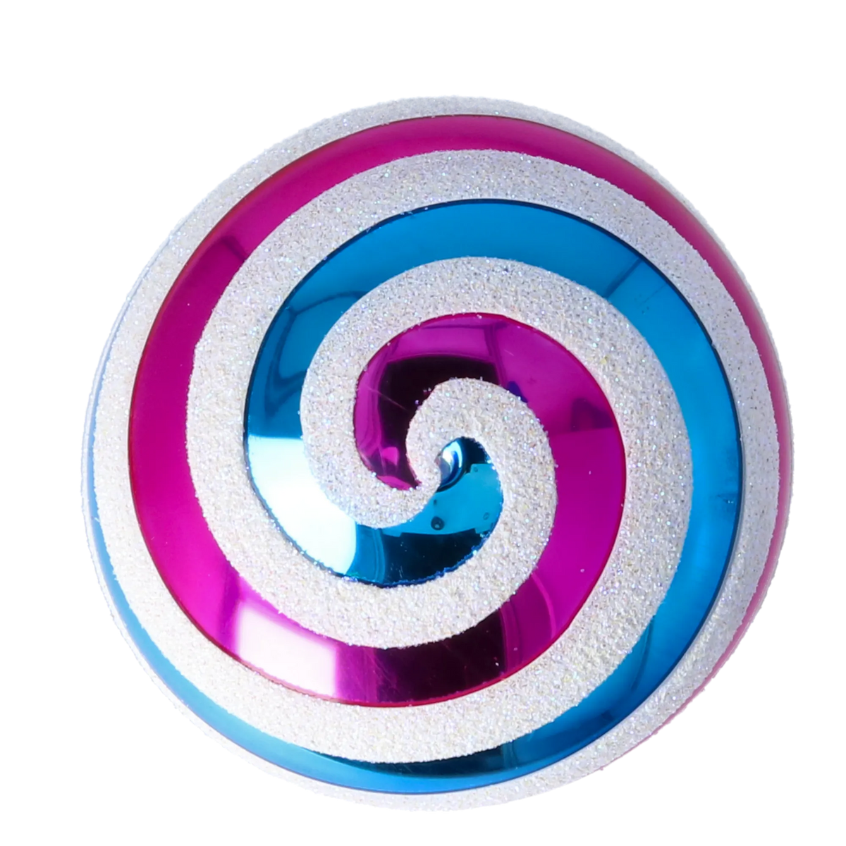 Cerulean Cadence | Hand-Painted Glass Ornament | Blubom 2022-389