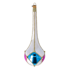 Porcelain Twilight Echo | Hand-Painted Glass Ornament | Blubom 2022-390