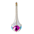 Load image into Gallery viewer, Opal Jewel Drop Handmade Glass Christmas ornament. 2022-390
