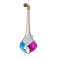 Load image into Gallery viewer, Opal Jewel Drop Handmade Glass Christmas ornament. 2022-390
