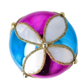 Load image into Gallery viewer, Opal Jewel Drop Handmade Glass Christmas ornament. 2022-390
