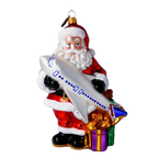 Vigilant Aviator | Hand-Painted Glass Ornament | Blubom 2022-391