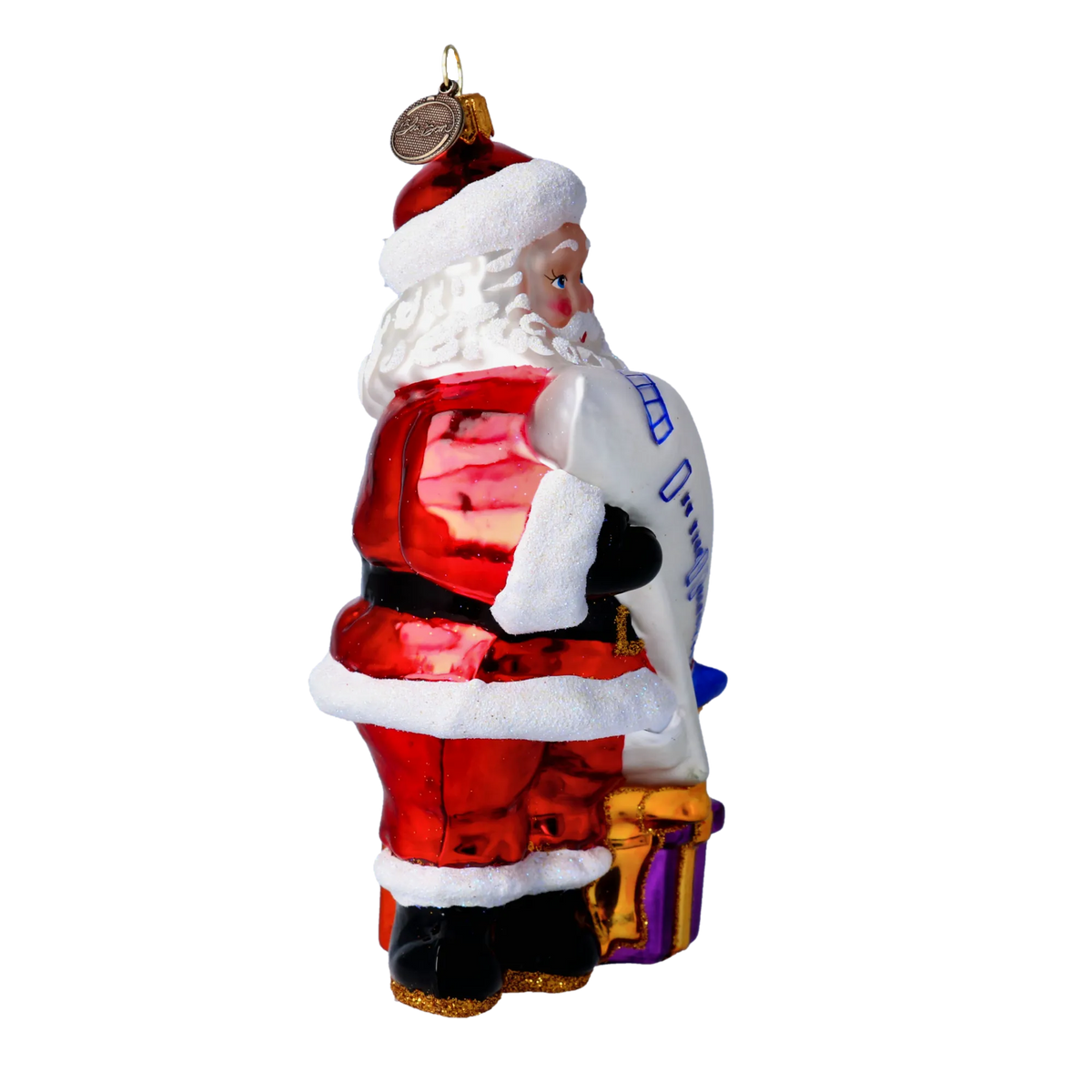 Vigilant Aviator | Hand-Painted Glass Ornament | Blubom 2022-391