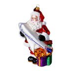 Vigilant Aviator | Hand-Painted Glass Ornament | Blubom 2022-391