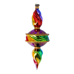 Vivid Rhapsody | Hand-Painted Glass Ornament | Blubom 2022-392