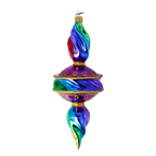 Vivid Rhapsody | Hand-Painted Glass Ornament | Blubom 2022-392