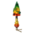 Load image into Gallery viewer, Colorful Mushroom with Shading Effect. Handmade Glass Christmas ornament. 2022-397
