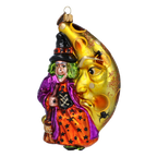 Sly Midnight Sojourn | Hand-Painted Glass Ornament | Blubom 2022-399