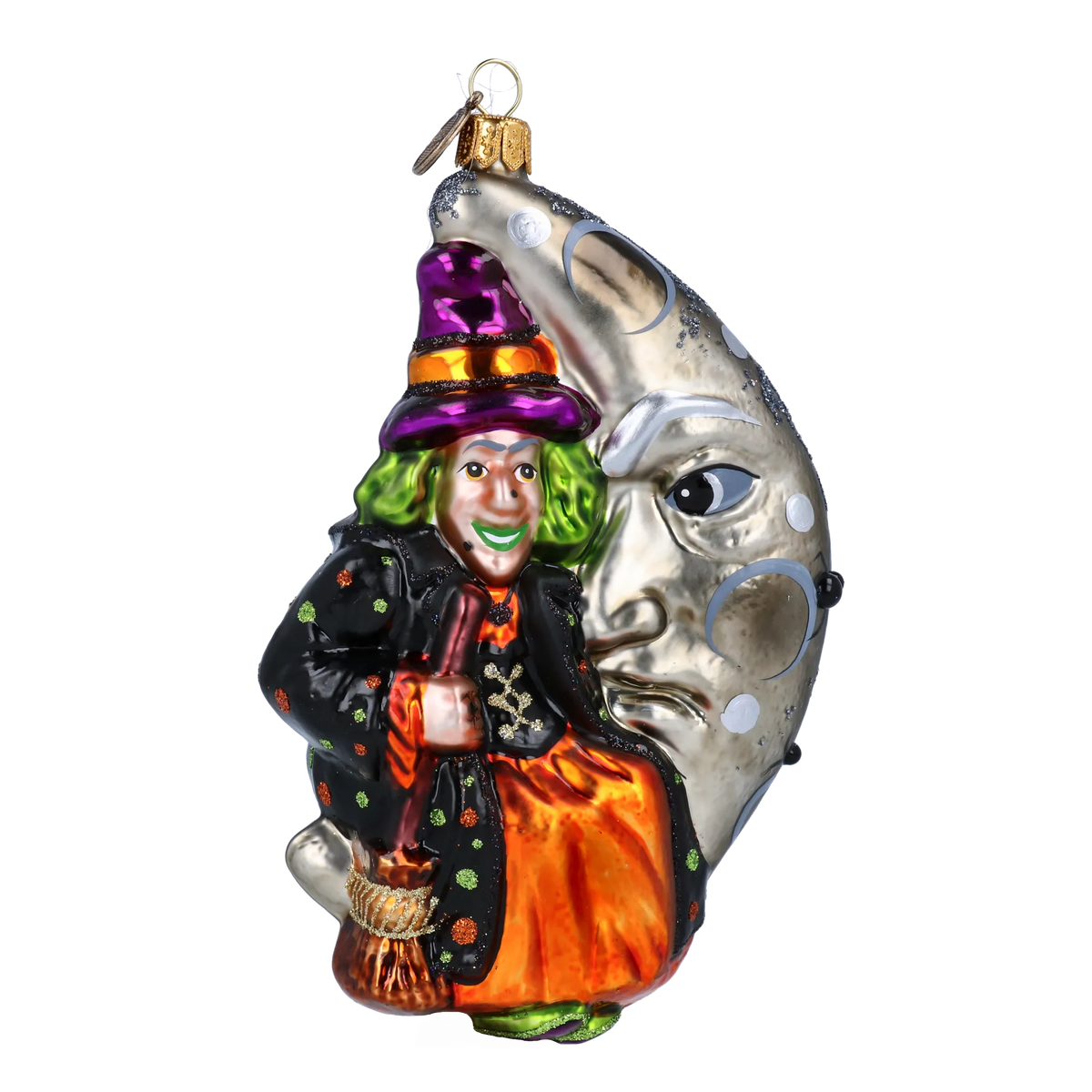 Cunning Midnight Voyager | Hand-Painted Glass Ornament | Blubom 2022-400