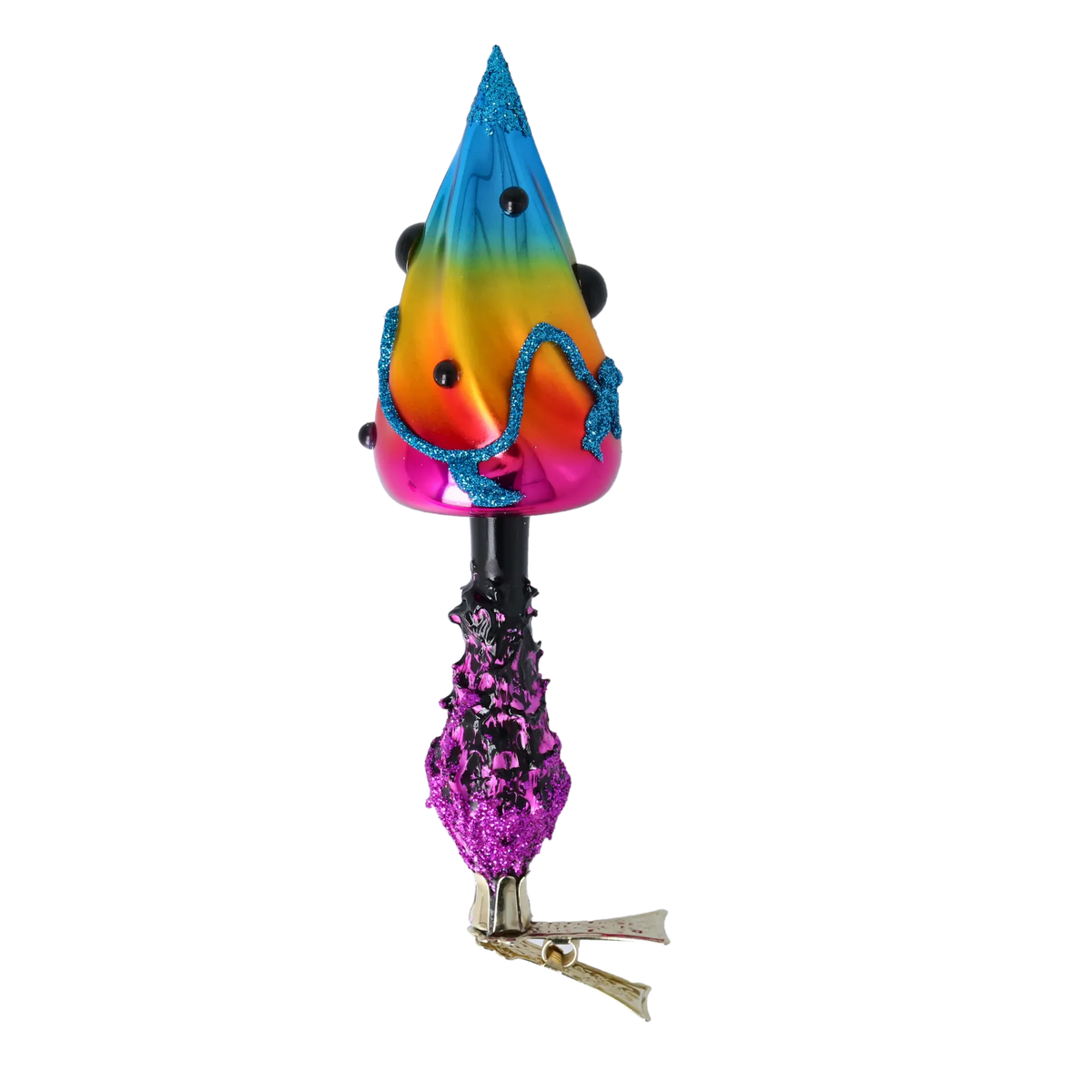 Vivid Spore | Hand-Painted Glass Ornament | Blubom 2022-404