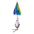 Załaduj obraz do przeglądarki galerii, Hand Painted Rainbow Mushroom Ornament 2022-405
