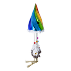 Vibrant Aurora | Hand-Painted Glass Ornament | Blubom 2022-405