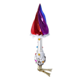 Załaduj obraz do przeglądarki galerii, Hand Painted Rainbow Mushroom Ornament 2022-405

