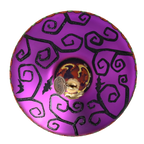 Enigmatic Revelry | Hand-Painted Glass Ornament | Blubom 2022-407