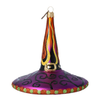 Enigmatic Revelry | Hand-Painted Glass Ornament | Blubom 2022-407