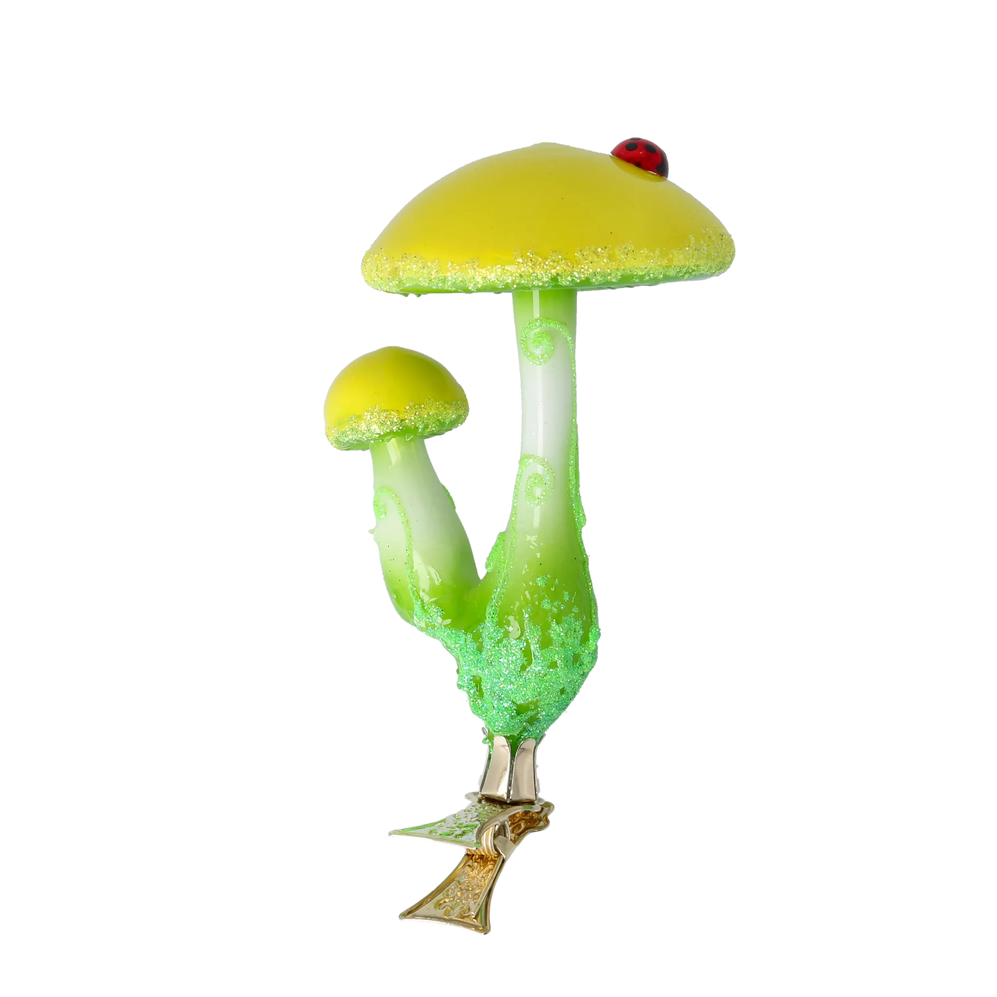 Citrine Glade Passenger | Hand-Painted Glass Ornament | Blubom 2022-413