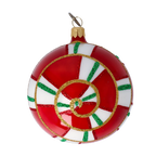 Scarlet Zenith Echo | Hand-Painted Glass Ornament | Blubom 2022-416