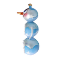 Załaduj obraz do przeglądarki galerii, Snowman Shine. Handmade Glass Christmas ornament. 2022-417
