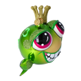 Załaduj obraz do przeglądarki galerii, Frog - The Prince in the Crown. Handmade Glass Christmas ornament. 2022-436
