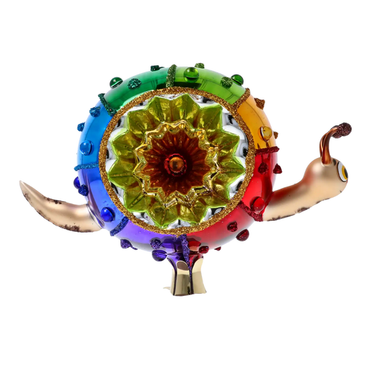 Ślimak Reflektor Szklana Ozdoba