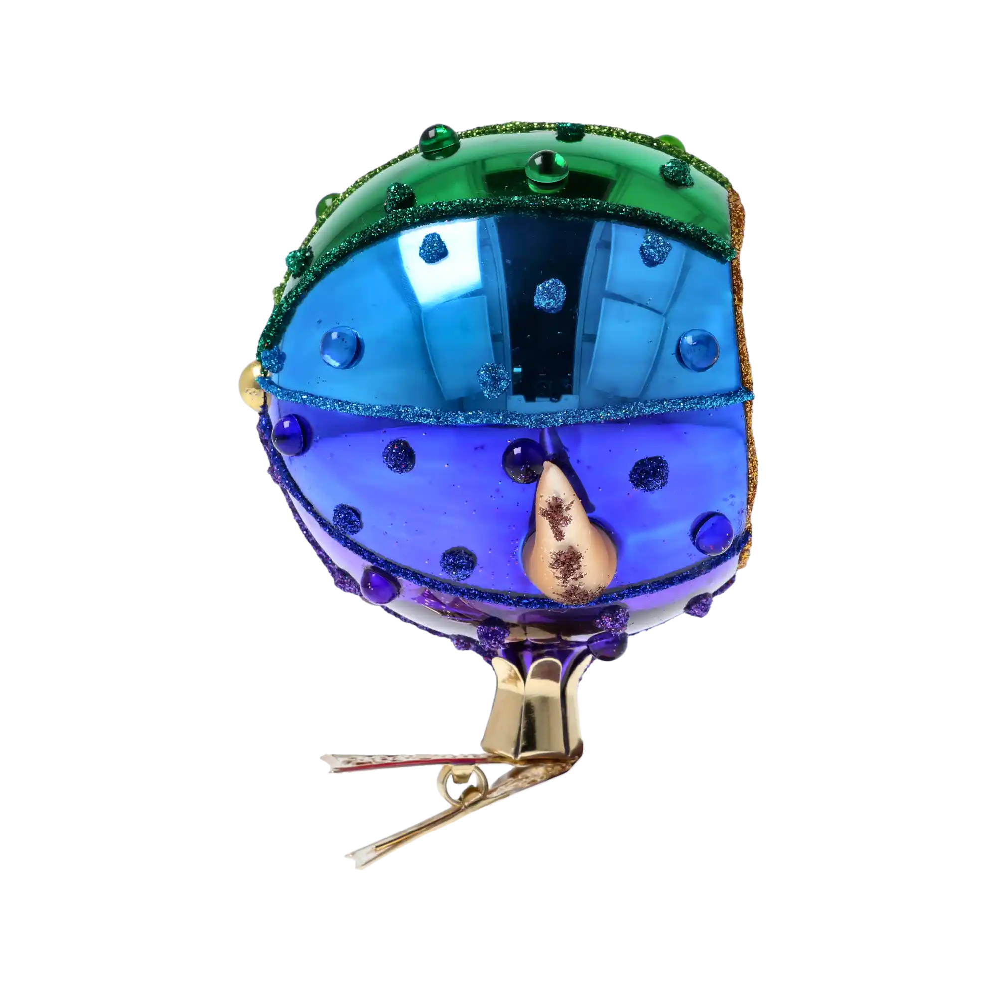 Ślimak Reflektor Szklana Ozdoba