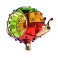 Load image into Gallery viewer, Prismatic Spectrum Snail Premium christmas glass ornament 2022-444
