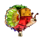Vibrant Radiant Nomad | Hand-Painted Glass Ornament | Blubom 2022-444