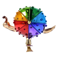 Load image into Gallery viewer, Prismatic Spectrum Snail Premium christmas glass ornament 2022-444
