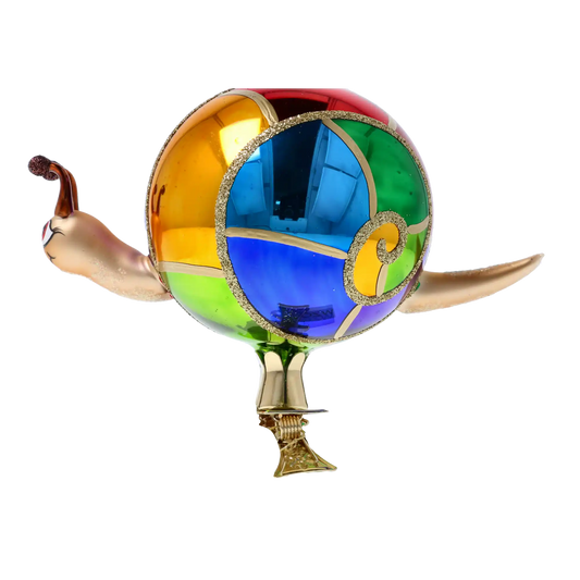 Ślimak Reflektor Szklana Ozdoba