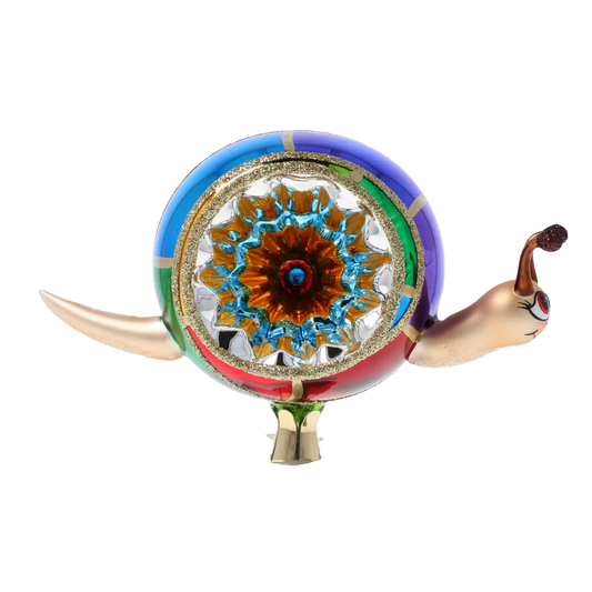 Ślimak Reflektor Szklana Ozdoba