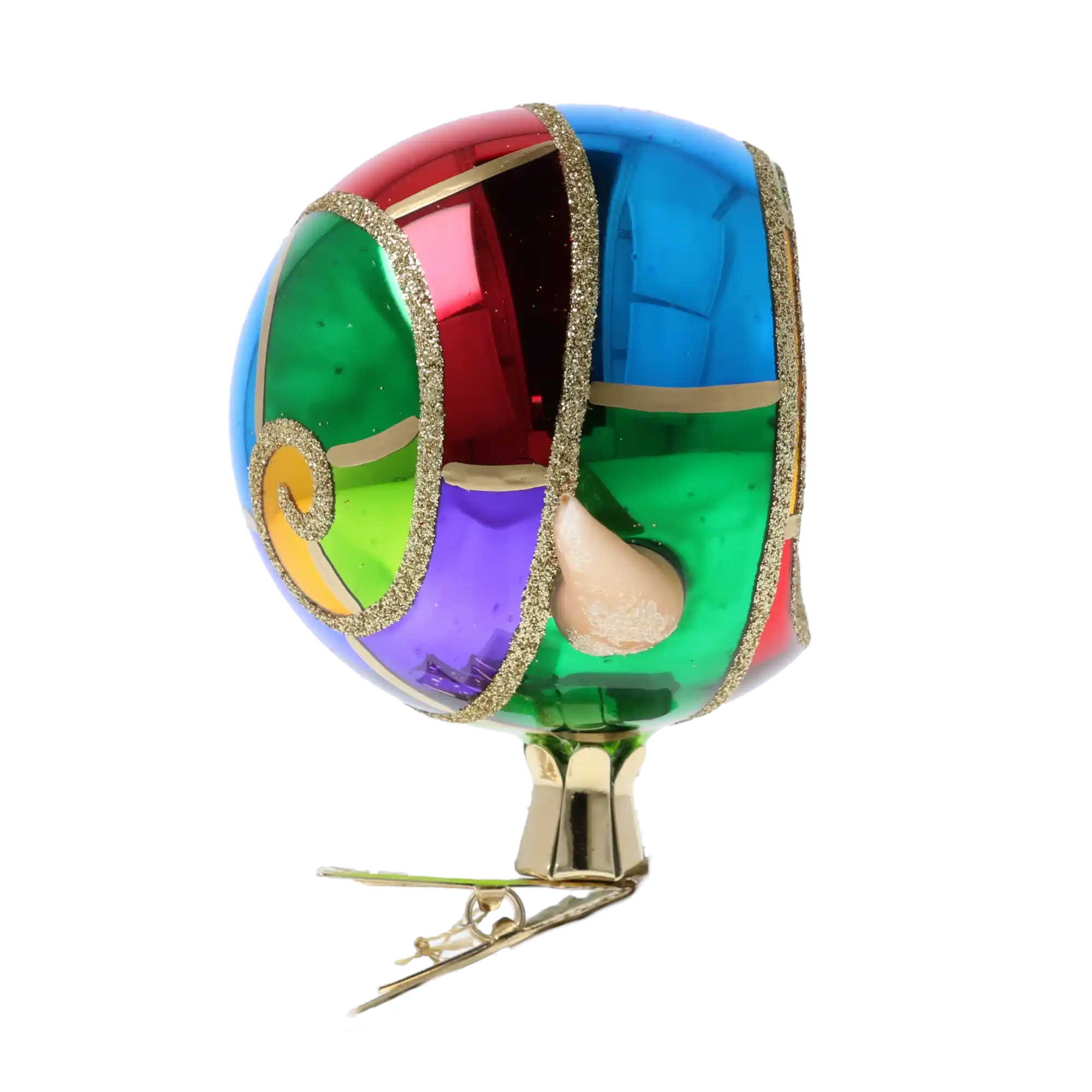 Ślimak Reflektor Szklana Ozdoba