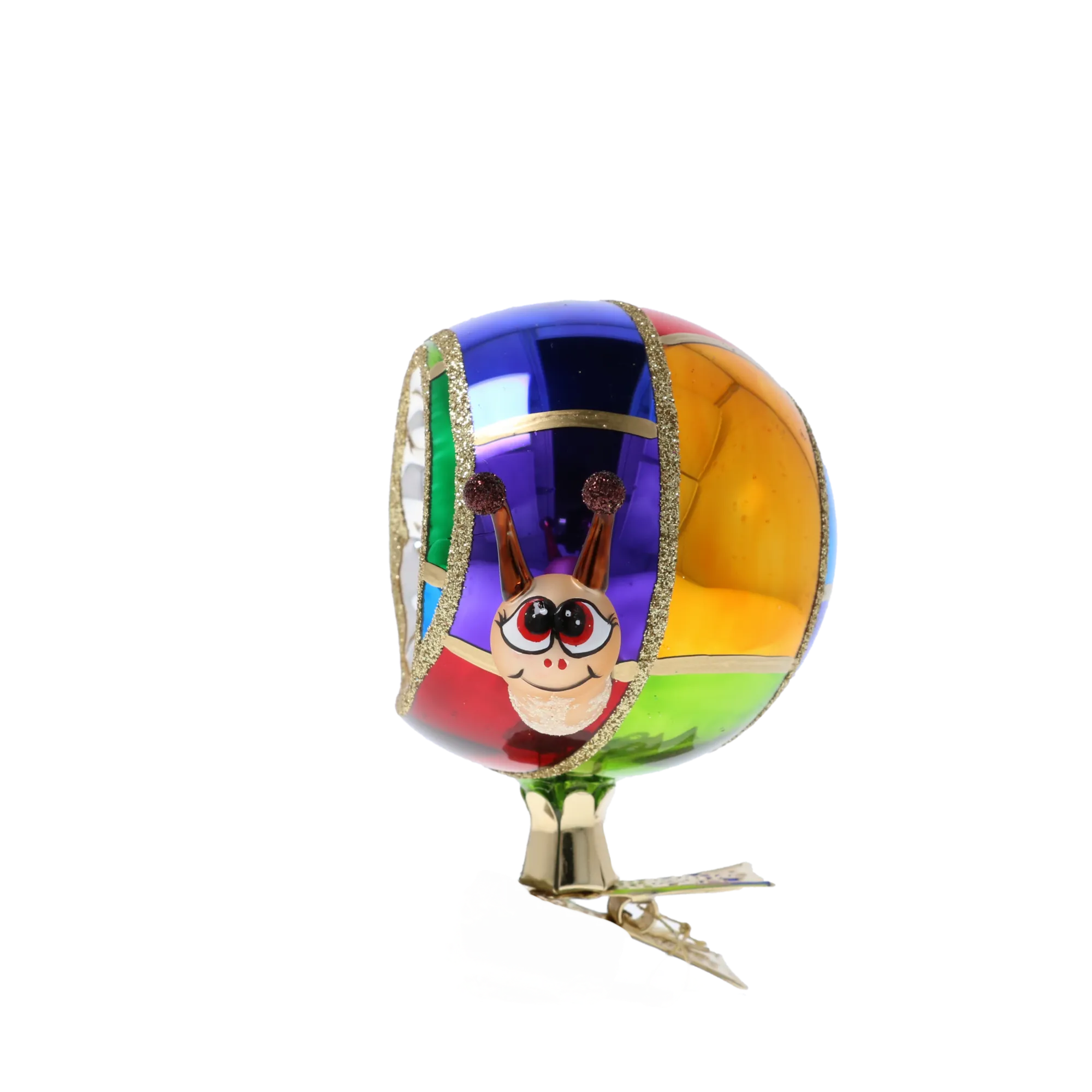 Chromatic Spectrum Snail Premium christmas glass ornament 2022-445