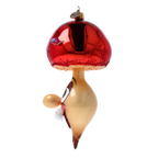 Jovial Redcap Elder | Hand-Painted Glass Ornament | Blubom 2022-448