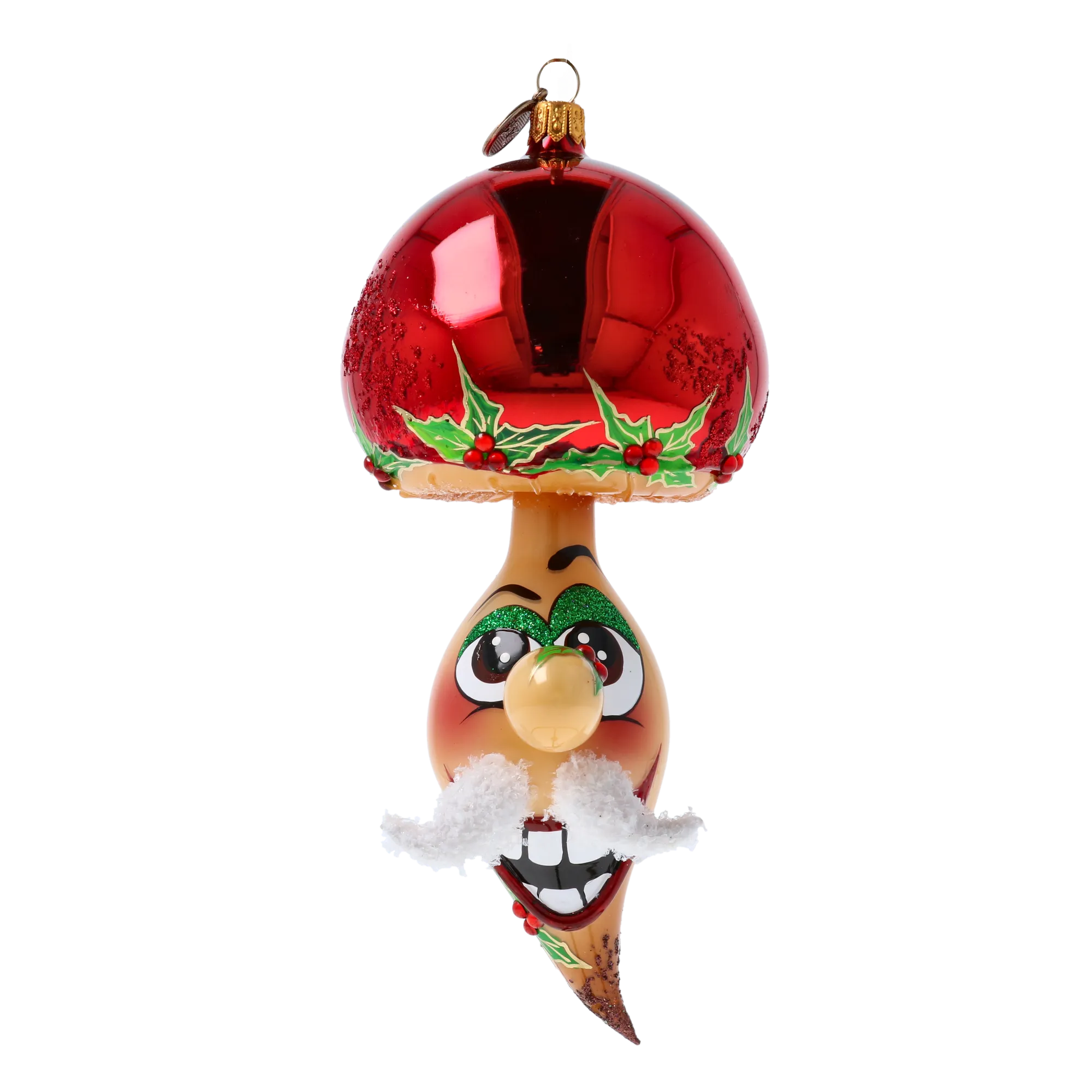 Boisterous Sylvan Sage | Hand-Painted Glass Ornament | Blubom 2022-450
