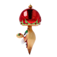 Load image into Gallery viewer, Scarlet Moustachioed Mushroom Premium christmas glass ornament 2022-450

