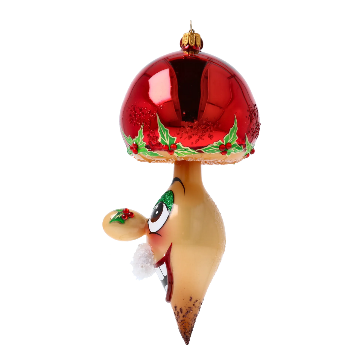 Boisterous Sylvan Sage | Hand-Painted Glass Ornament | Blubom 2022-450