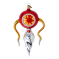 Load image into Gallery viewer, Gilded Crimson Radiant Reflector Premium christmas glass ornament 2022-456

