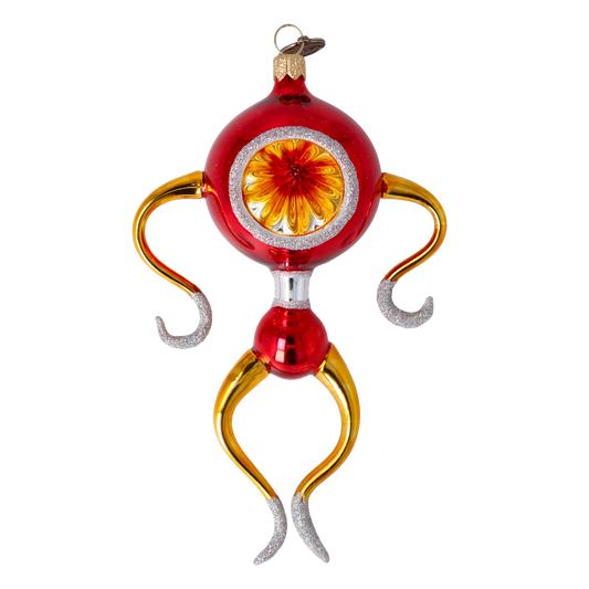 Whimsical Ornament Handmade Glass Christmas ornament 2022-457