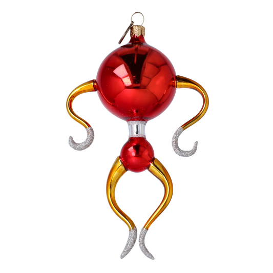 Whimsical Ornament Handmade Glass Christmas ornament 2022-457