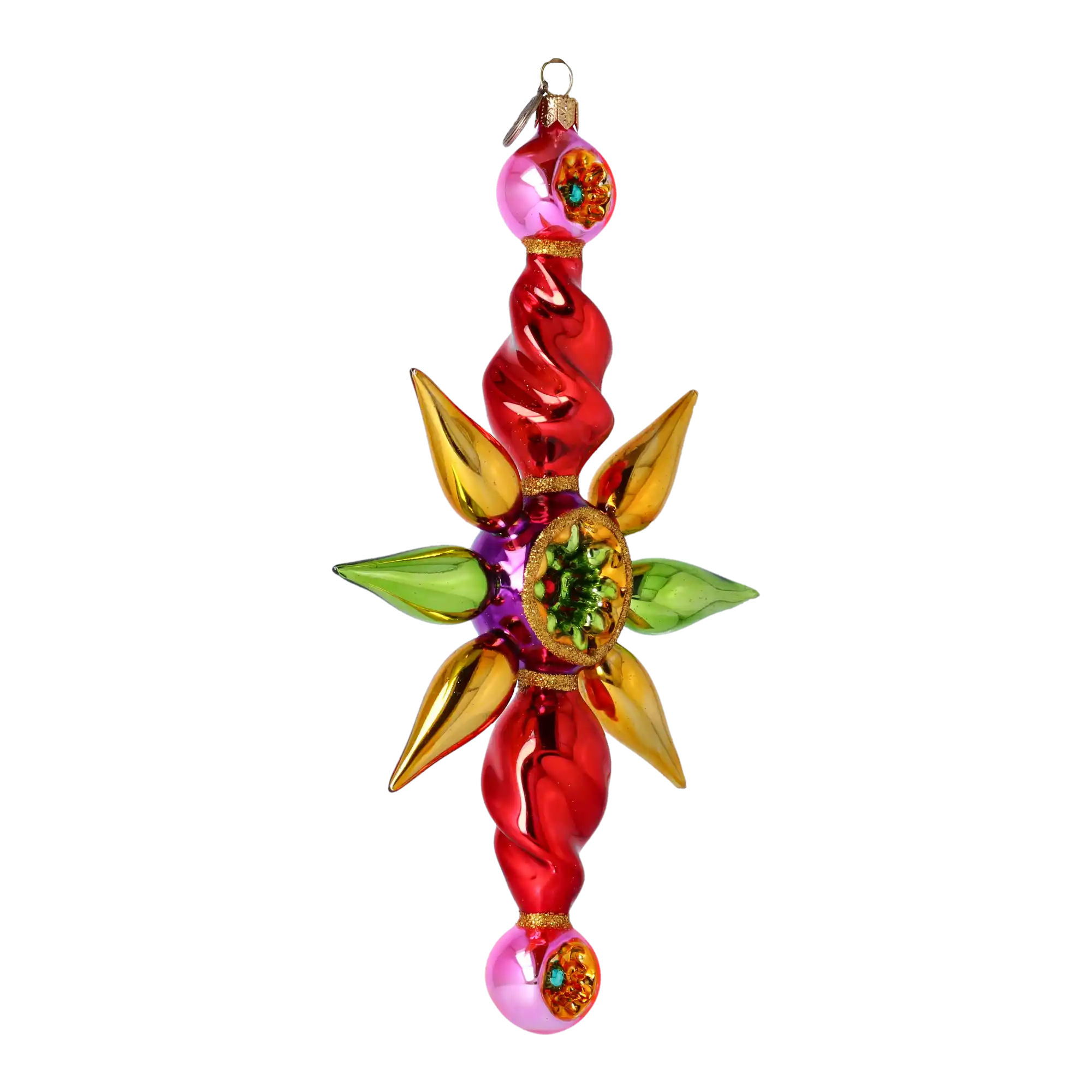 Wisior Gwiazda Szklana Ozdoba