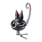 Nocturnal Rose Familiar | Hand-Painted Glass Ornament | Blubom 2022-463