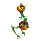 Sinister Bramble Prowler | Hand-Painted Glass Ornament | Blubom 2022-466