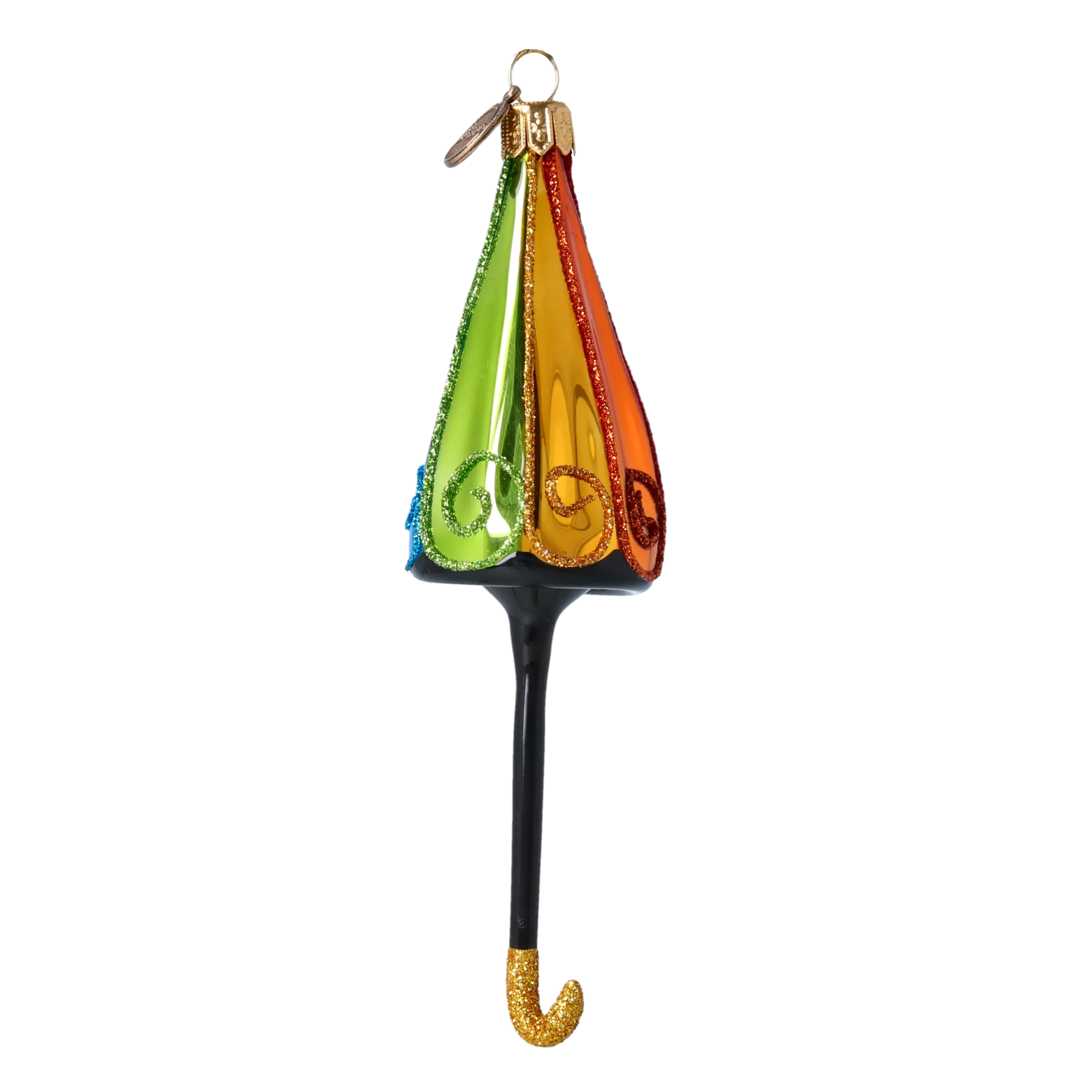 Rainbow Jewel Parasol Premium christmas glass ornament 2022-467