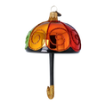 Load image into Gallery viewer, Vibrant Rainbow Parasols Premium christmas glass ornament 2022-468
