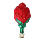 Scarlet Promise | Hand-Painted Glass Ornament | Blubom 2022-469