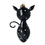 Wistful Shadow Guardian | Hand-Painted Glass Ornament | Blubom 2022-471