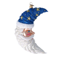 Załaduj obraz do przeglądarki galerii, Magic Moon ornament. Handmade Glass Christmas ornament. 2022-477
